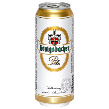 Пиво Konigsbacher Pils світле 4,6% 0,5л mini slide 1