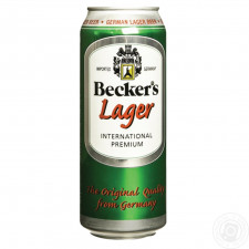 Пиво Becker's Lager світле 4,2% 0,5л mini slide 1