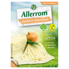 Сир Allerom твердий з зеленою цибулею 50% 110г mini slide 1