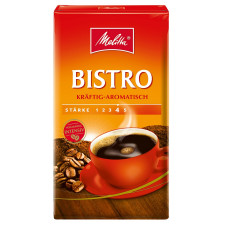 Кава Melitta Bistro Kraftig-Aromatisch Strong мелена смажена 500г mini slide 1