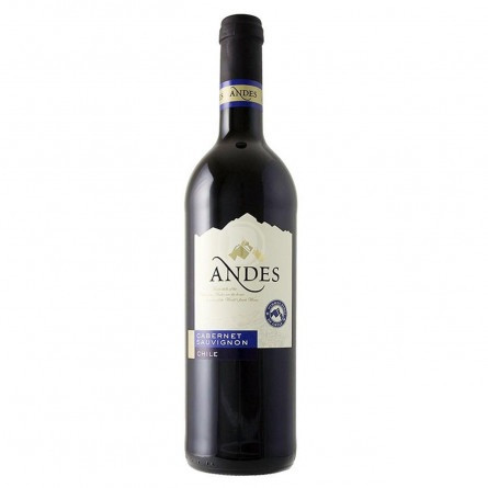 Вино Andes Cabernet Sauvignon красное сухое 12.5% 0,75л slide 1