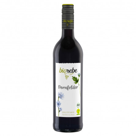 Вино BioRebe Dornfelder красное полусухое 11,5% 0,75л slide 1