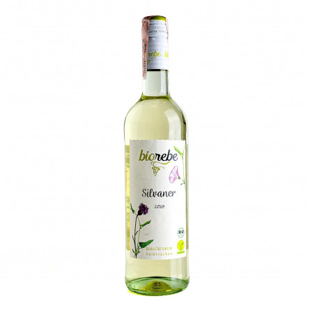 Вино BioRebe Silvaner біле напівсухе 11% 0,75л