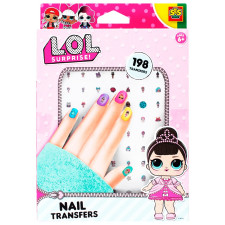 Набір наліпок L.O.L Surprise Модний лук для нігтів mini slide 1
