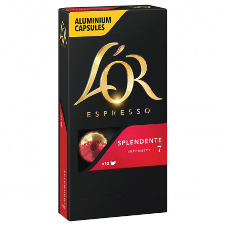 Кофе молотый L`OR Espresso Splendente в капсулах 10шт 52г