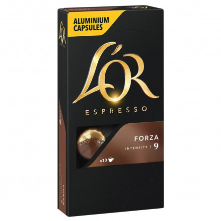 Кофе молотый L`OR Espresso Forza в капсулах 10шт 52г