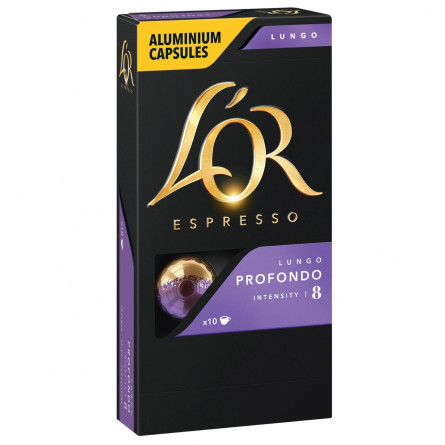 Кава мелена L`OR Lungo Profondo в капсулах 10шт 52г