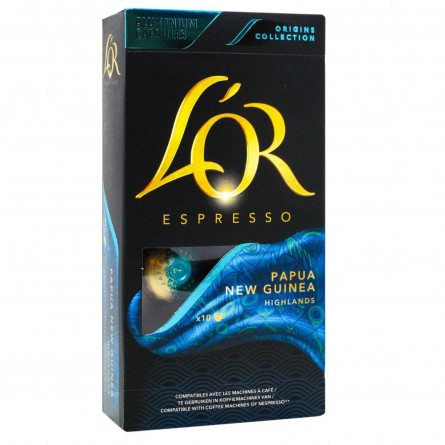 Кава L’OR Espresso Papua New Guinea мелена в капсулах 52г 10шт