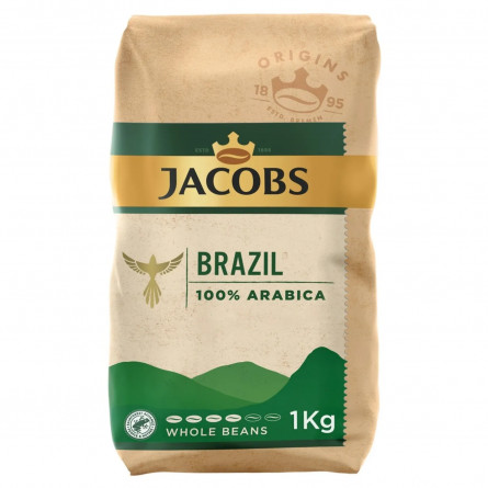 Кава Jacobs Origins Brazil у зернах 100% Арабіка 1кг