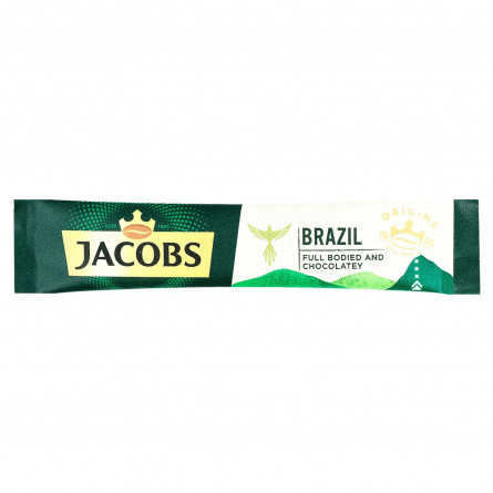 Кофе Jacobs Brazil натуральный растворимый сублимированный 1,8г slide 1