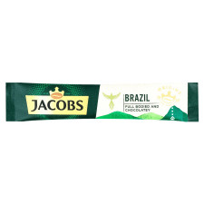 Кава Jacobs Brazil натуральна розчинна сублімована 1,8г mini slide 1