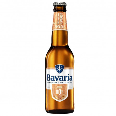 Пиво Bavaria Peach безалкогольное 0,33л
