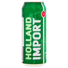 Пиво Holland Import світле 4,8% 0,5л mini slide 1