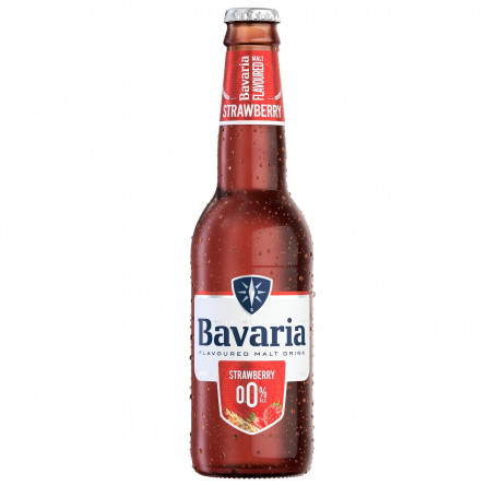 Пиво Bavaria Strawberry безалкогольное 0,33л