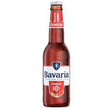 Пиво Bavaria Strawberry безалкогольное 0,33л mini slide 1