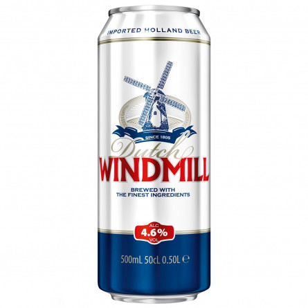 Пиво Dutch Windmill світле 4,6% 0,5л