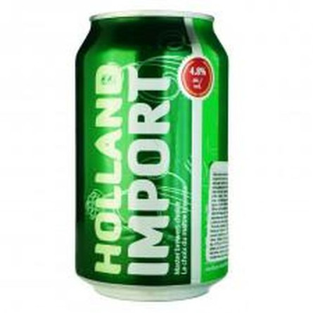 Пиво Holland Import светлое 4,8% 0,33л