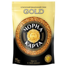 Кава Чорна Карта Gold розчинна 95г mini slide 1