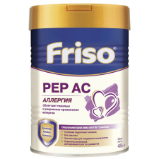 Суха суміш Friso PEP АС для дітей від 0 до 12 місяців на основі глибокого гідролізу казеїну 400г mini slide 1