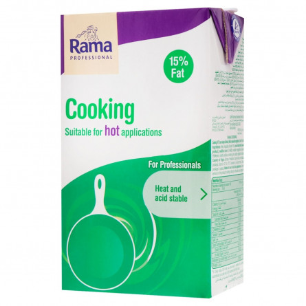 Крем кулінарний Rama на рослинних оліях 15% 1л slide 1