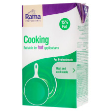 Крем кулінарний Rama на рослинних оліях 15% 1л mini slide 1