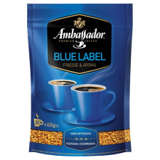Кава Ambassador Blue Label розчинна 60г mini slide 1