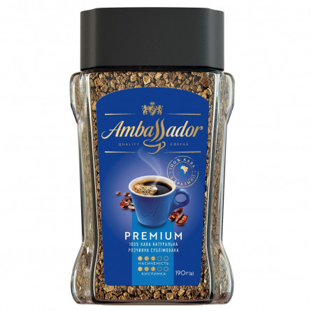 Кофе Ambassador Premium растворимый 190г