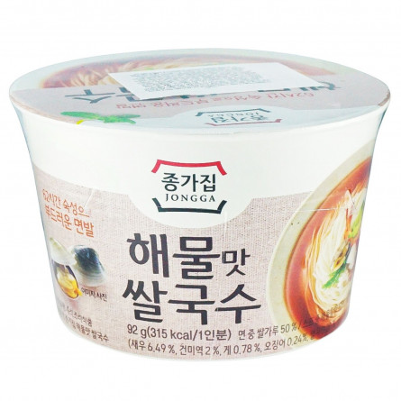 Локшина Jongga рисова зі смаком морепродуктів 92г slide 1