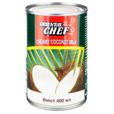 Вершки кокосові Oriental chef 22% 400г mini slide 1