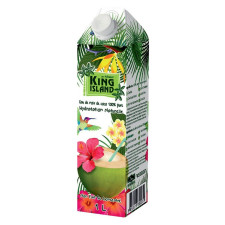 Напій негазований King Island 100% Coconut water 1л mini slide 1