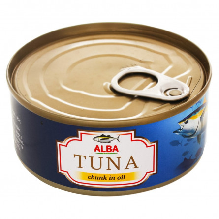 Тунець Alba Food цілий в олії 150г