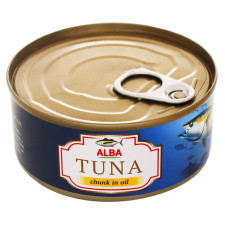 Тунец Alba Food целый в масле 150г mini slide 1