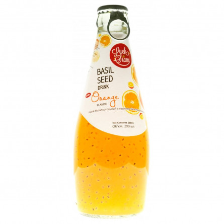 Напій безалкогольний Luck Siam з насінням базиліку Апельсин 290мл slide 1