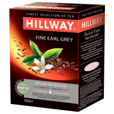Чай чорний Hillway Fine Earl Grey з бергамотом 100г mini slide 1