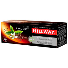 Чай Hillway Fine Earl Grey чорний 25шт х 2г mini slide 1