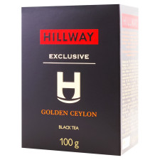 Чай чорний Hillway Exclusive Golden Ceylon байховий 100г mini slide 1