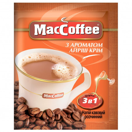 Напиток кофейный MacCoffee Irish Cream 3в1 18г slide 1