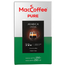 Кава MacCoffee Pure Arabica Crema мелена 250г mini slide 1