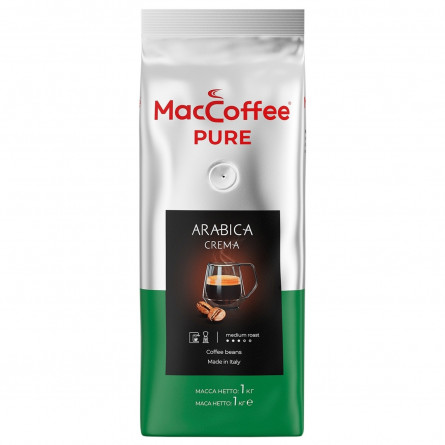 Кофе MacCoffee Pure Arabica Crema в зернах 1кг