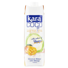 Вода Kara кокосова з манго 1000мл mini slide 1