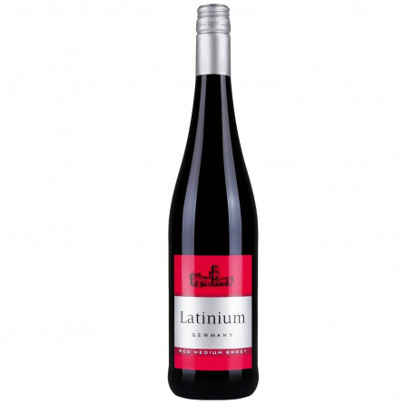 Вино Latinium Red Medium Sweet червоне напівсолодке 10,5% 0,75л