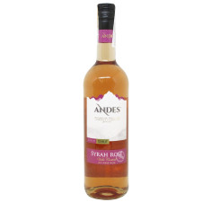 Вино Andes Shyraz Rose розовое сухое 12,5% 0,75л mini slide 1