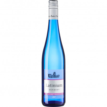 Вино Latinium Gewurztraminer белое полусладкое 10% 0,75л