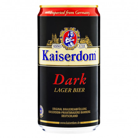 Пиво Kaiserdom Dark Lager темне з/б 4,7% 0,25л slide 1