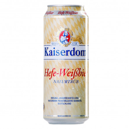 Пиво Kaiserdom Hefe-Weisbier світле з/б 4,7% 0,25л