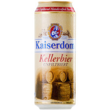 Пиво Kaiserdom Kellerbier полутемное нефильтрованное 4,7% 0,5л mini slide 1