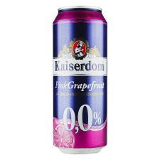 Пиво безалкогольне Kaiserdom Pink Grapefruit з/б 0.5л mini slide 1
