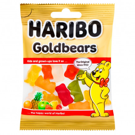 Цукерки Haribo Goldbears желейні 35г