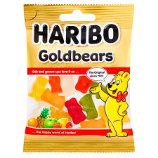 Цукерки Haribo Goldbears желейні 35г mini slide 1