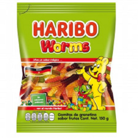 Конфеты желейные Haribo Worms 80г slide 1